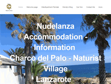 Tablet Screenshot of nudelanza.com